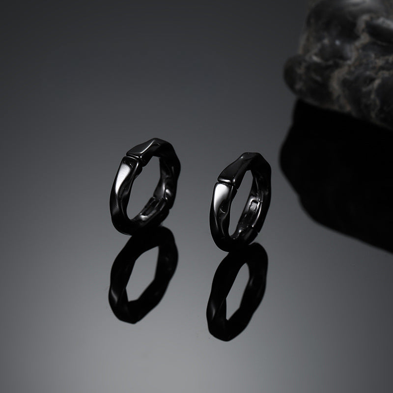 Wholesale Personalized Earrings for Men New High-end Style No Hole Hip-hop Earrings